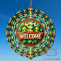 Welcome Frog Wind Spinner Wind Spinner