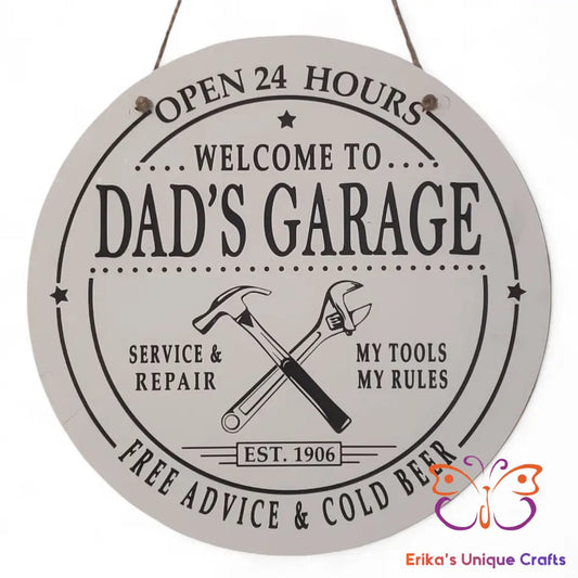 Welcome To Dads Garage