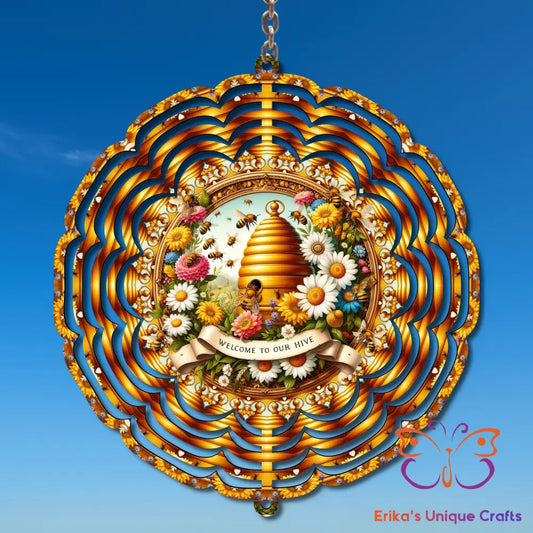 Welcome To Our Hive Wind Spinner Wind Spinner