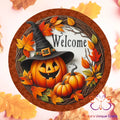Welcome Witch Jack Round Hanging Door Sign Door Sign