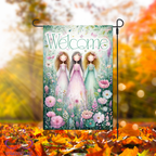 Welcome Fairies Garden Flag