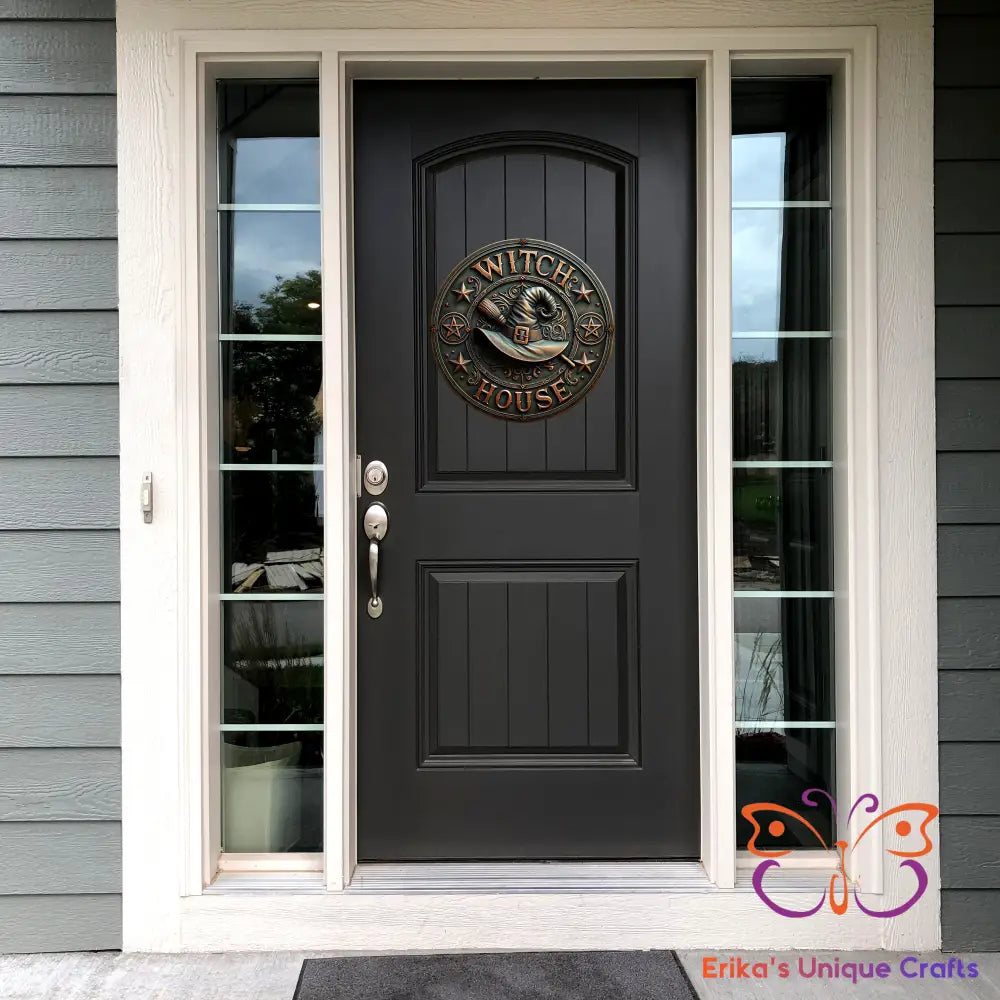 Witch House Round Hanging Door Sign Door Sign