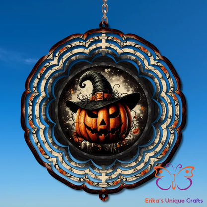 Witch Jack O Lantern Wind Spinner Wind Spinner
