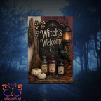 Witches Welcome Garden Flag