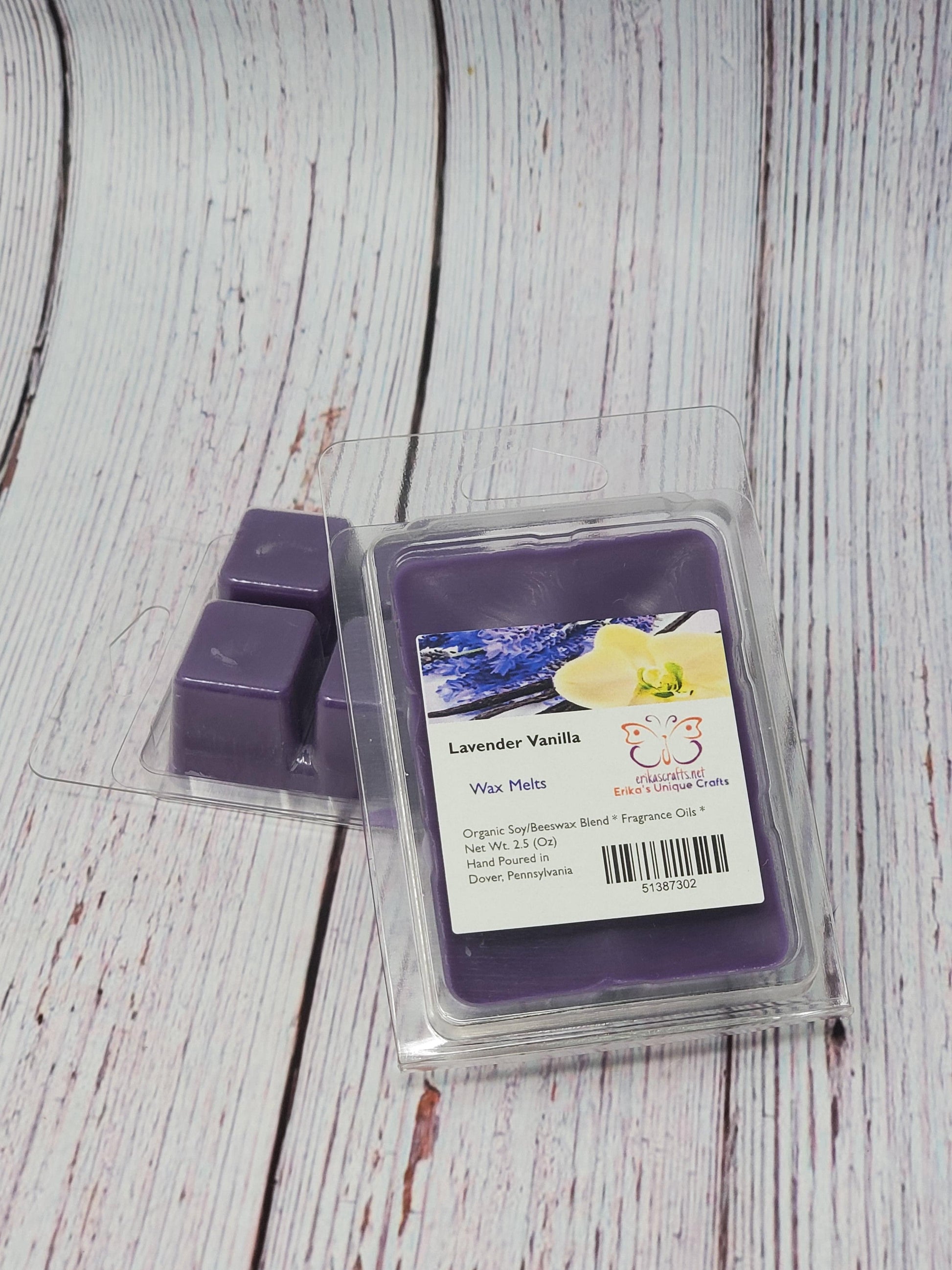 Lavender Vanilla Wax Melts - Erikas Crafts