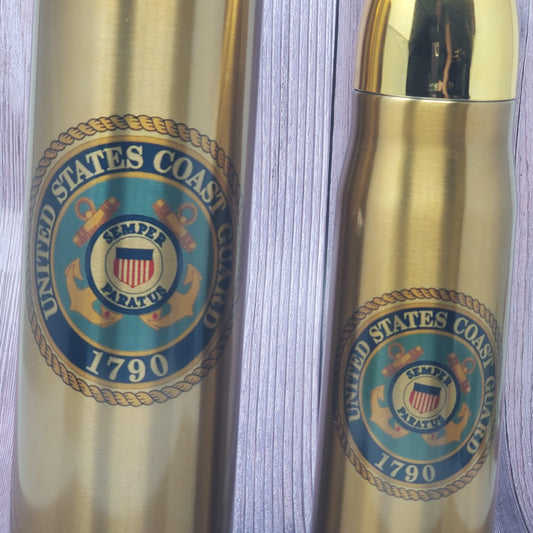 US Coast Guard Bullet Thermos - Erikas Crafts