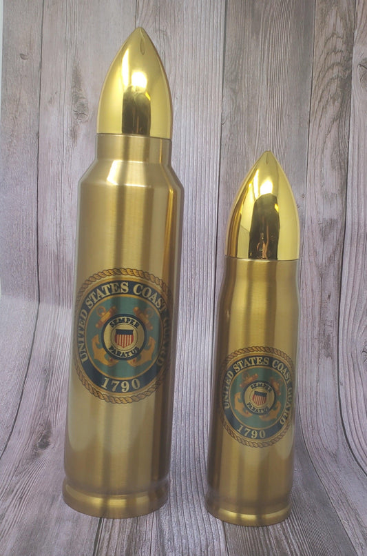 US Coast Guard Bullet Thermos - Erikas Crafts