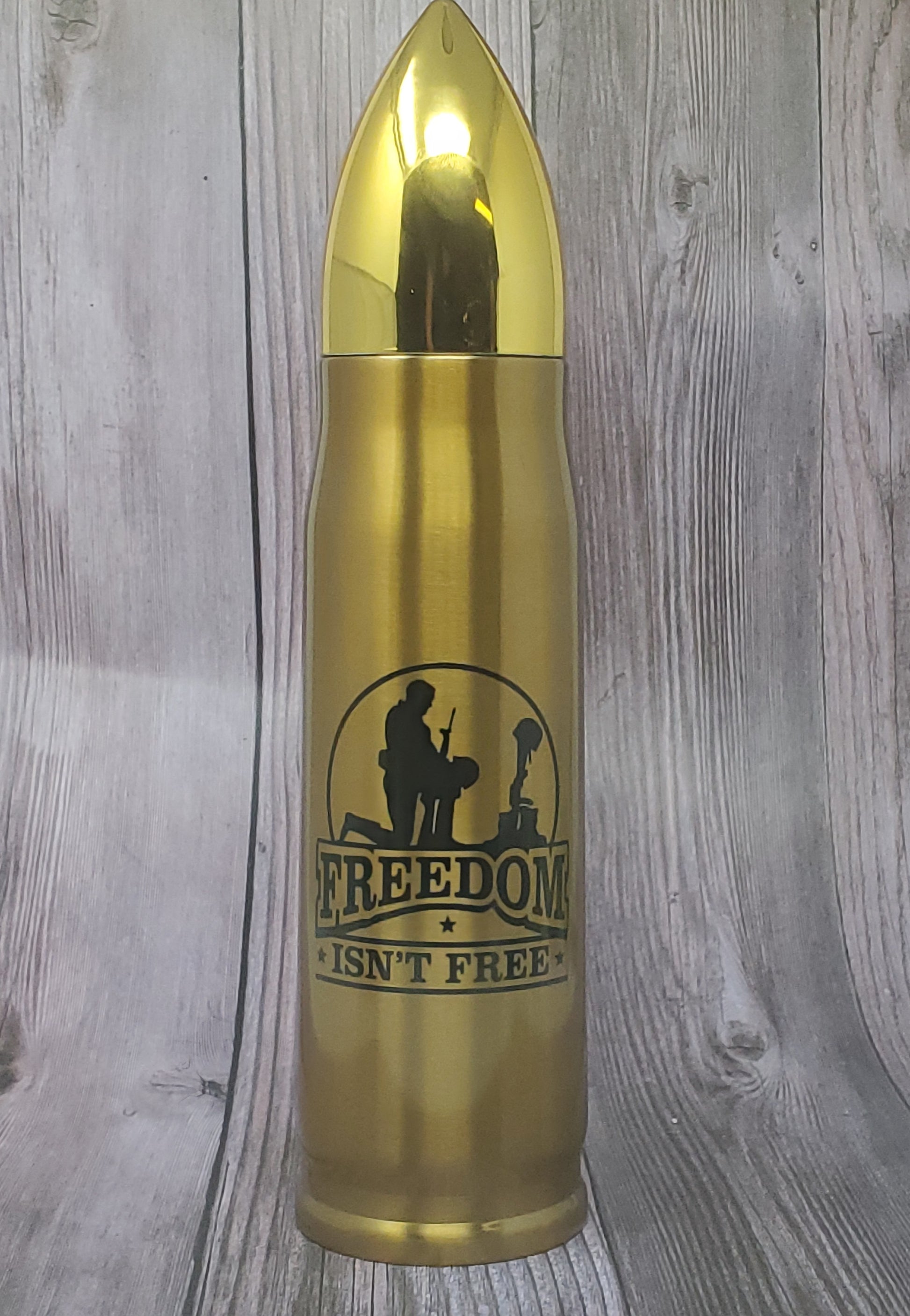 Freedom Isn't Free Bullet Thermos - Erikas Crafts