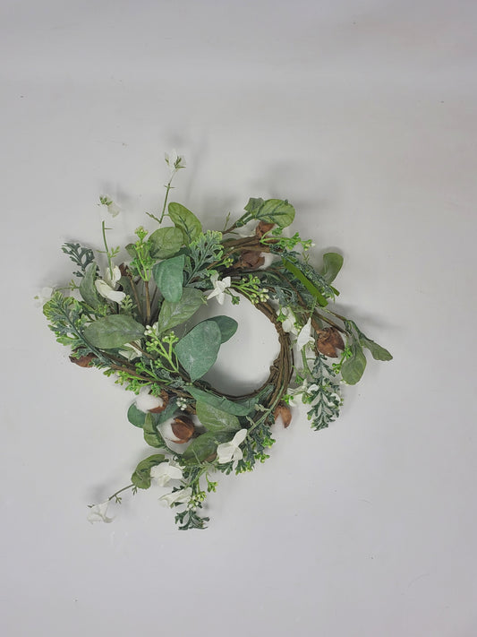 Whisper Light Candle Ring Wreath 4.5"