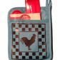 Checkered Board Country Chicken Pot Holder - Erikas Crafts