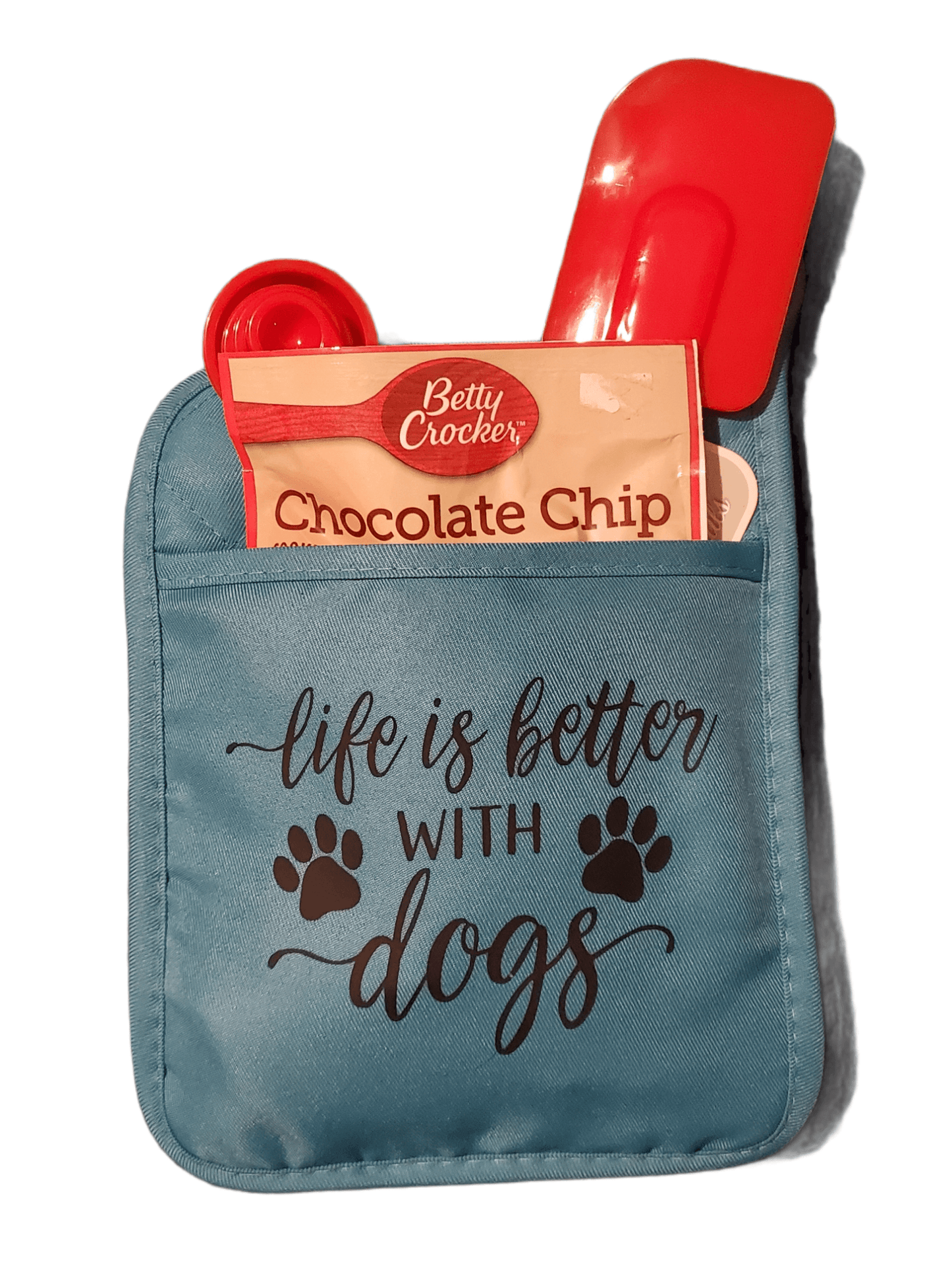 Life Is Better with Dogs Pot Holder - Erikas Crafts