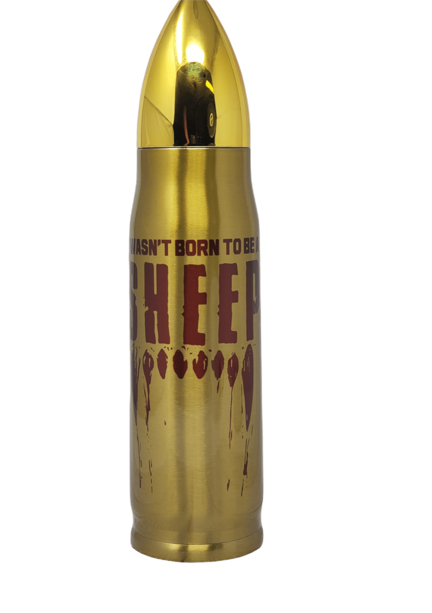I Wasnt Born To Be A Sheep Bullet Thermos - Erikas Crafts