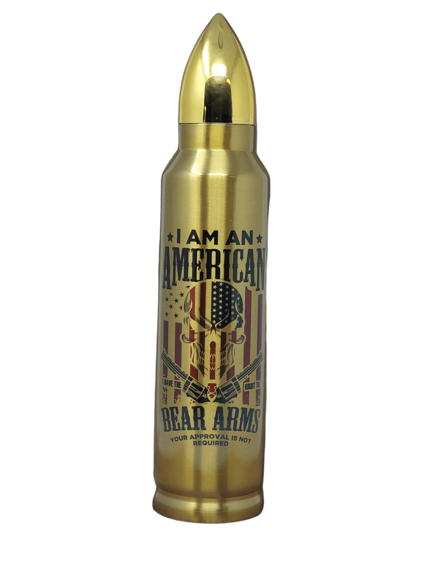 I Am An American Bullet Thermos - Erikas Crafts
