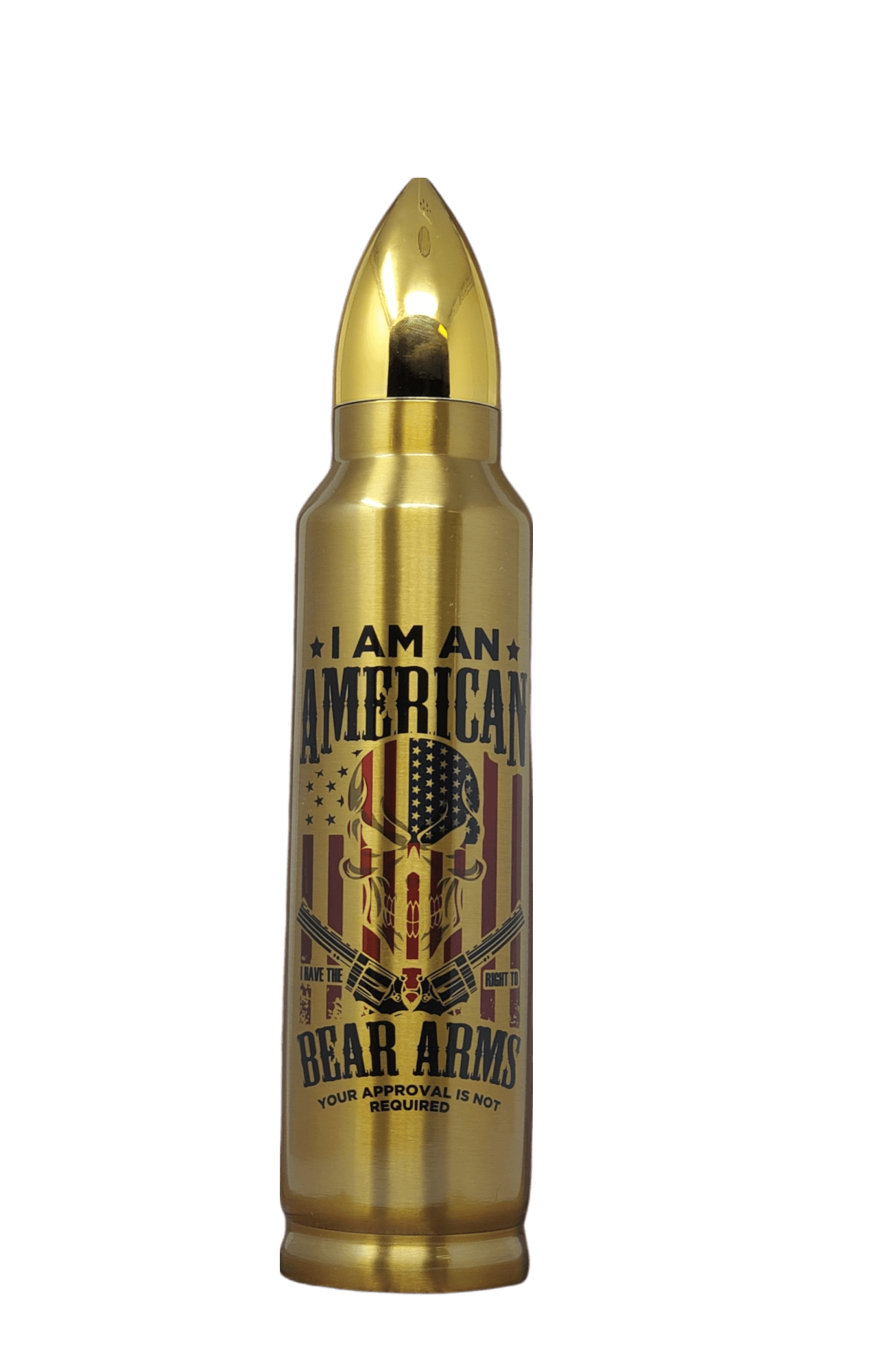 I Am An American Bullet Thermos - Erikas Crafts
