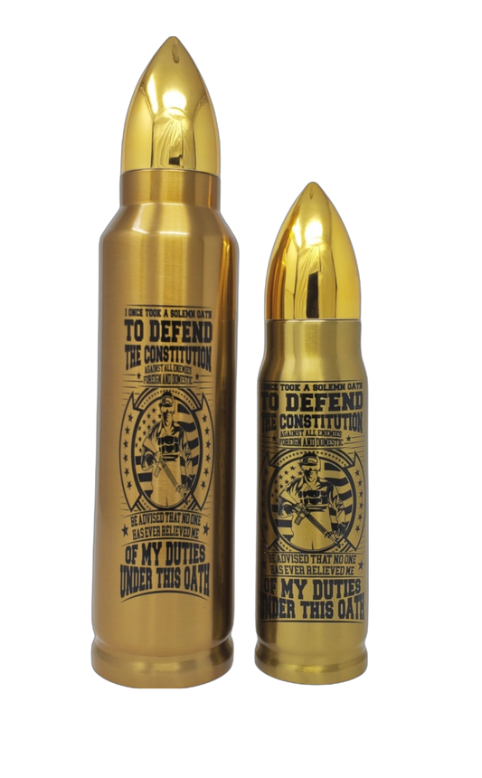 Defend The Constitution Bullet Thermos - Erikas Crafts