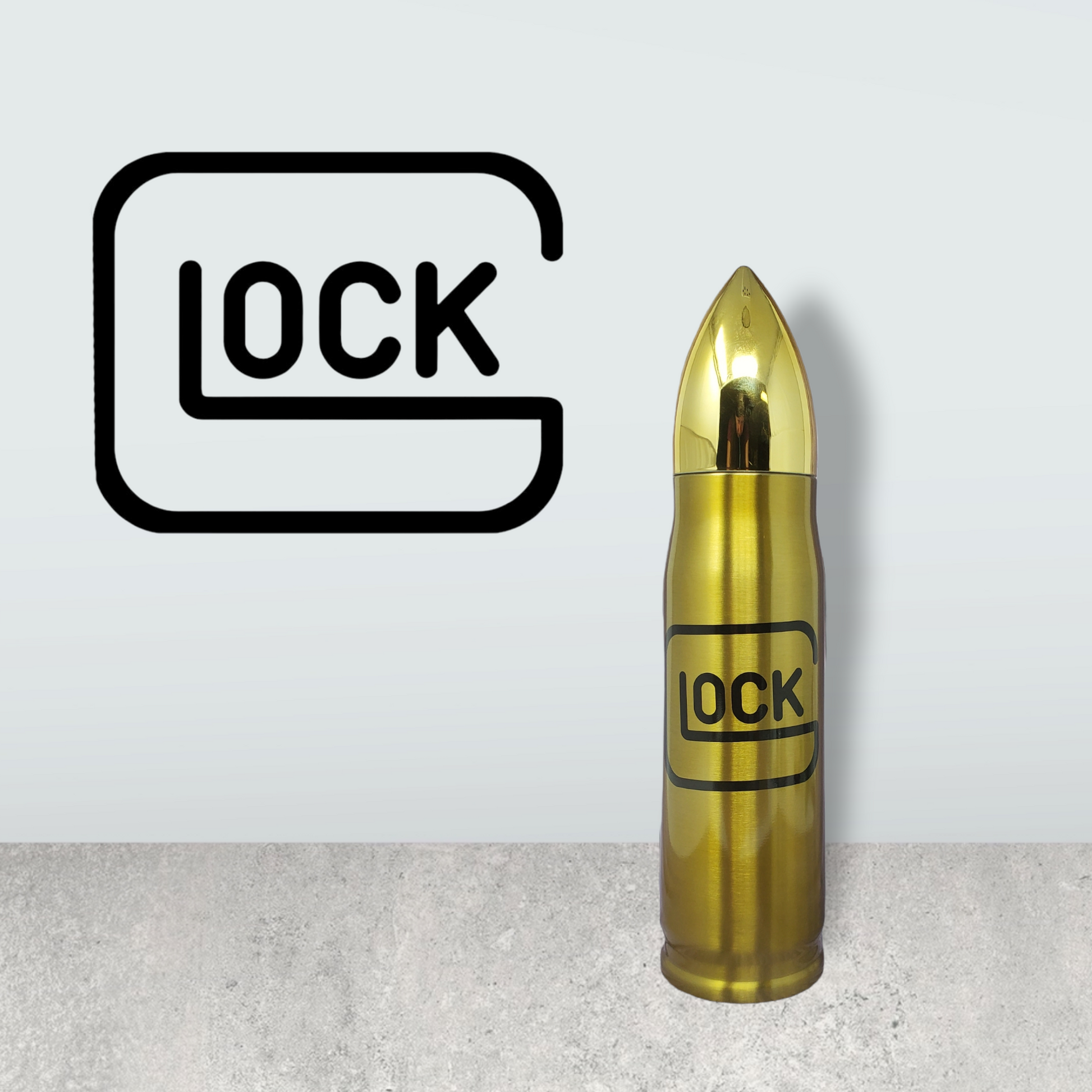Glock Bullet Thermos - Erikas Crafts