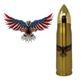 American Flag Eagle Bullet Thermos - Erikas Crafts