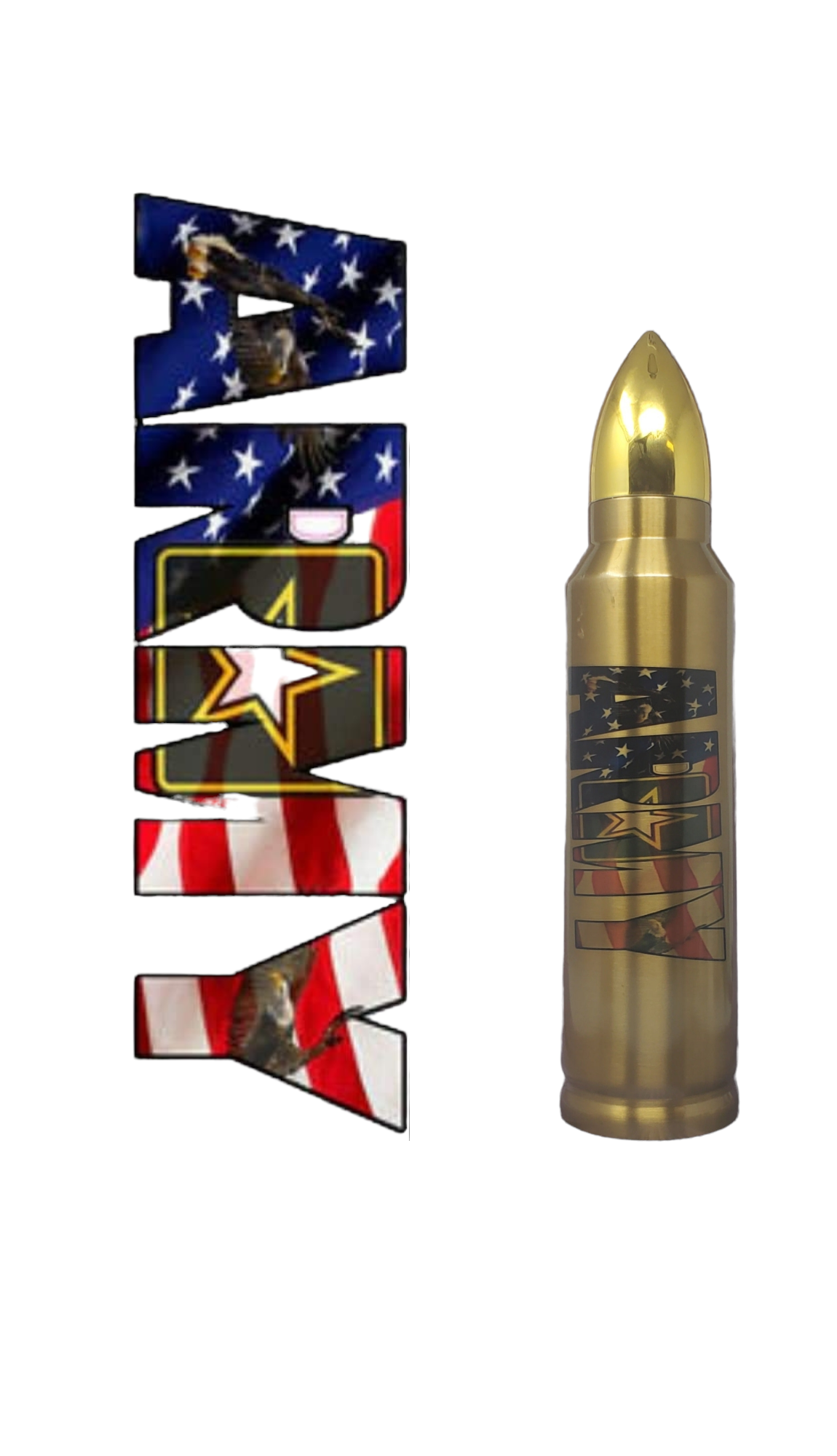 Army Bullet Thermos - Erikas Crafts