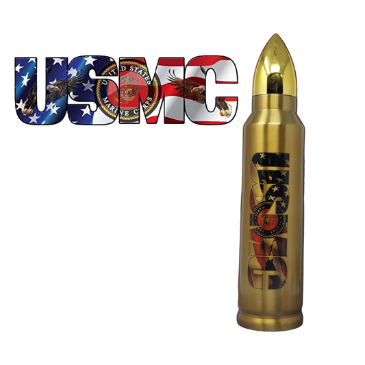 US Marine Side Logo Bullet Thermos