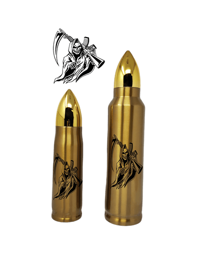 Grim Reaper Bullet Thermos - Erikas Crafts